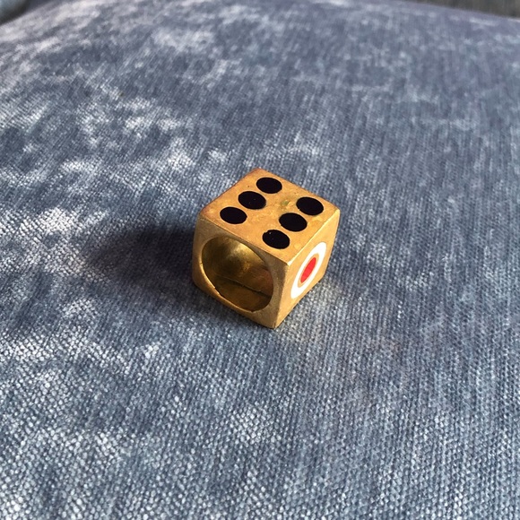 Unique, Vintage Dice Shaped Ring